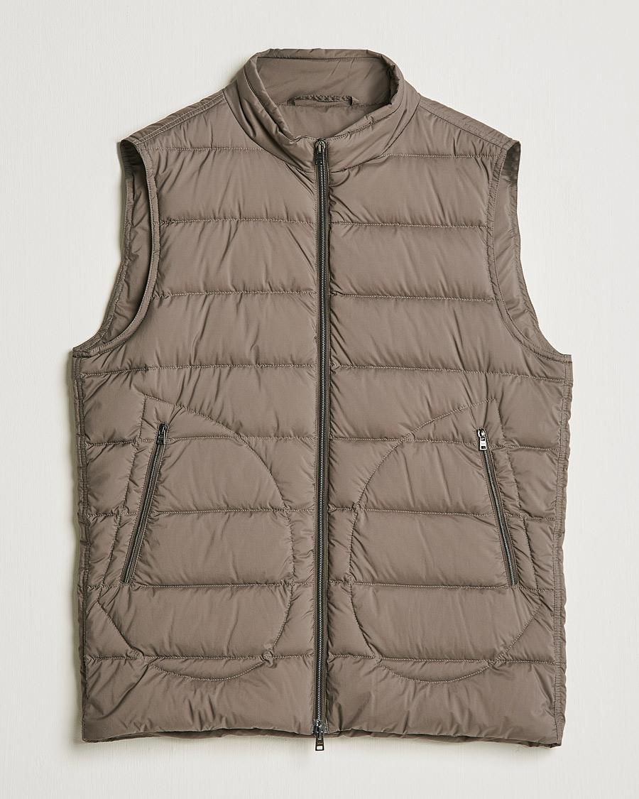 Men | Coats & Jackets | Herno | Nuage Down Vest Taupe