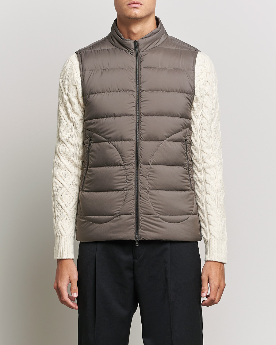 Men | Coats & Jackets | Herno | Nuage Down Vest Taupe