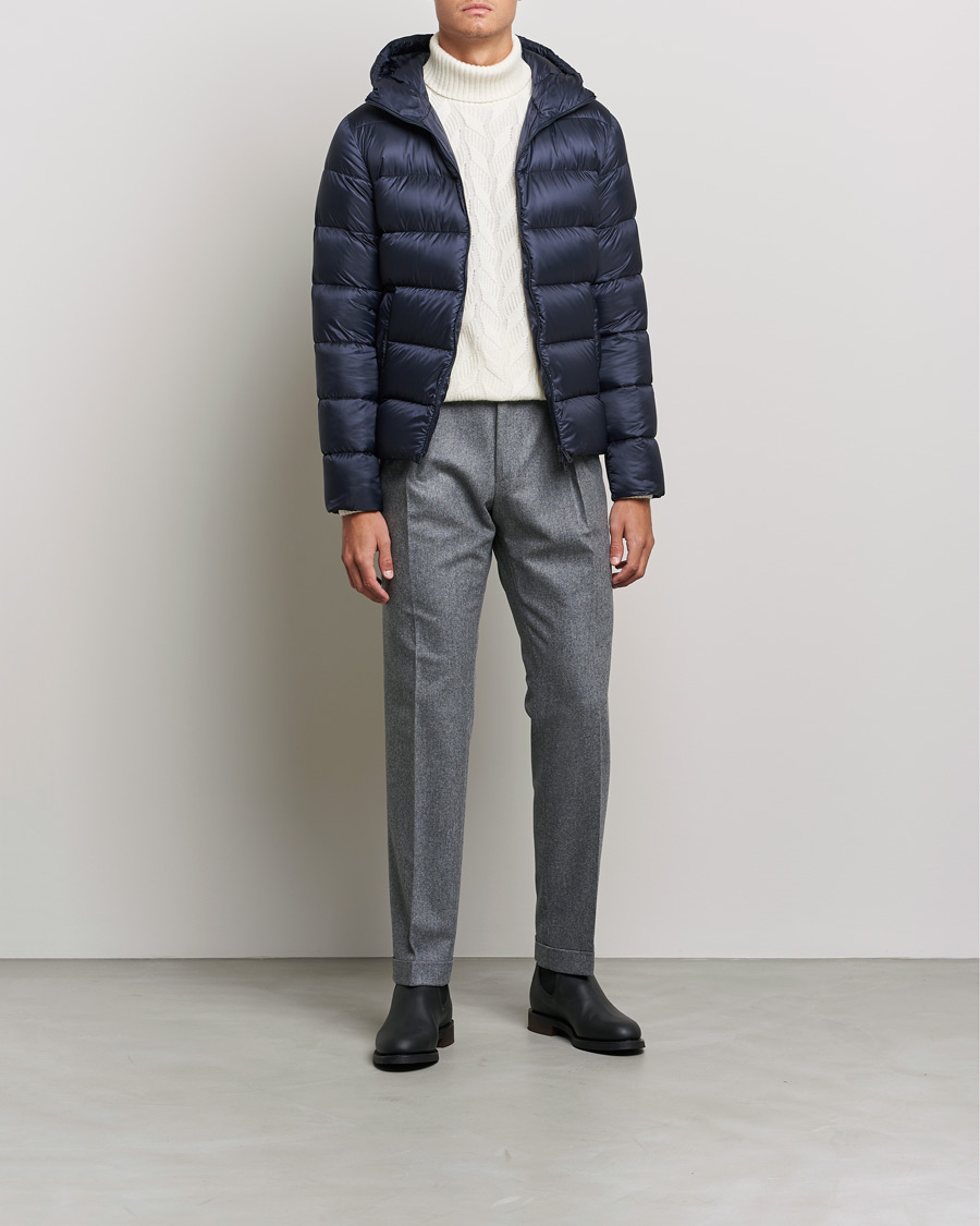 Men | Coats & Jackets | Herno | Globe Down Jacket Navy