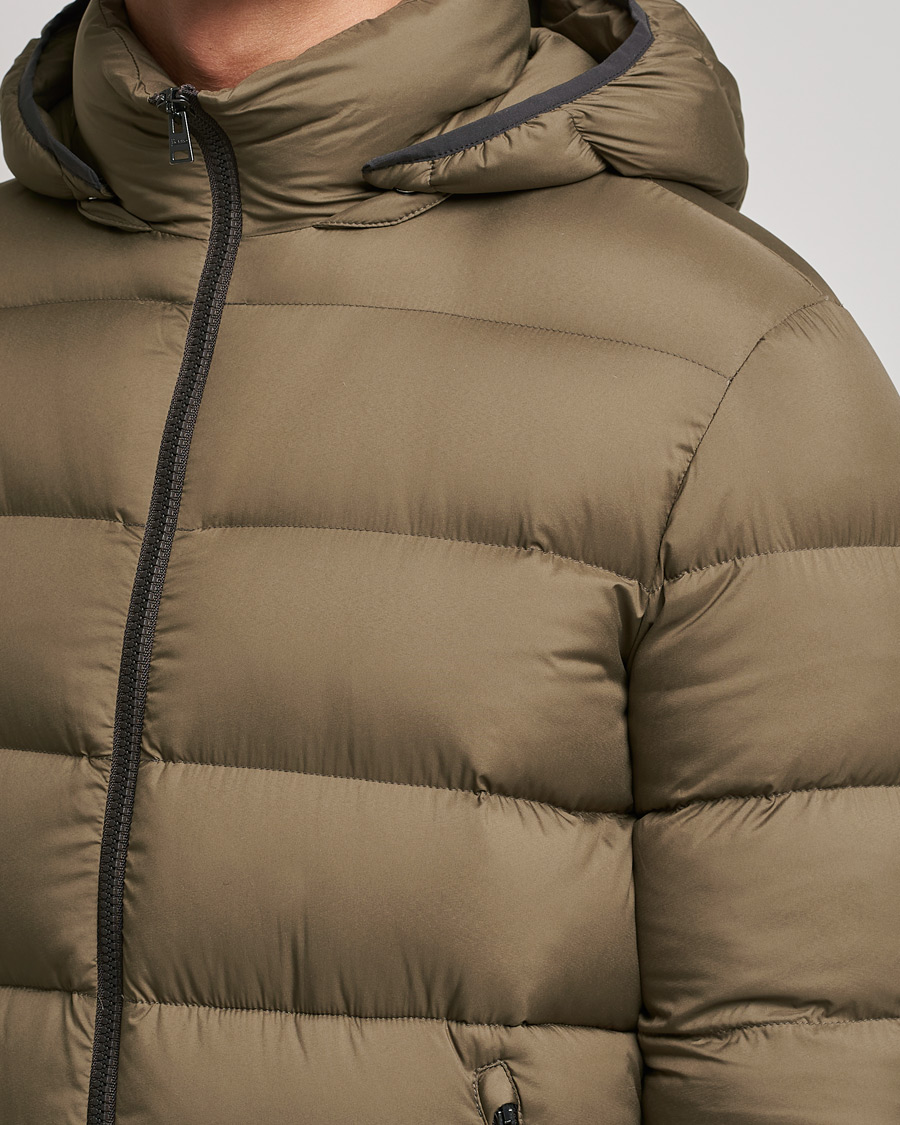 Men | Coats & Jackets | Herno | Matt Nylon Down Jacket Military Green