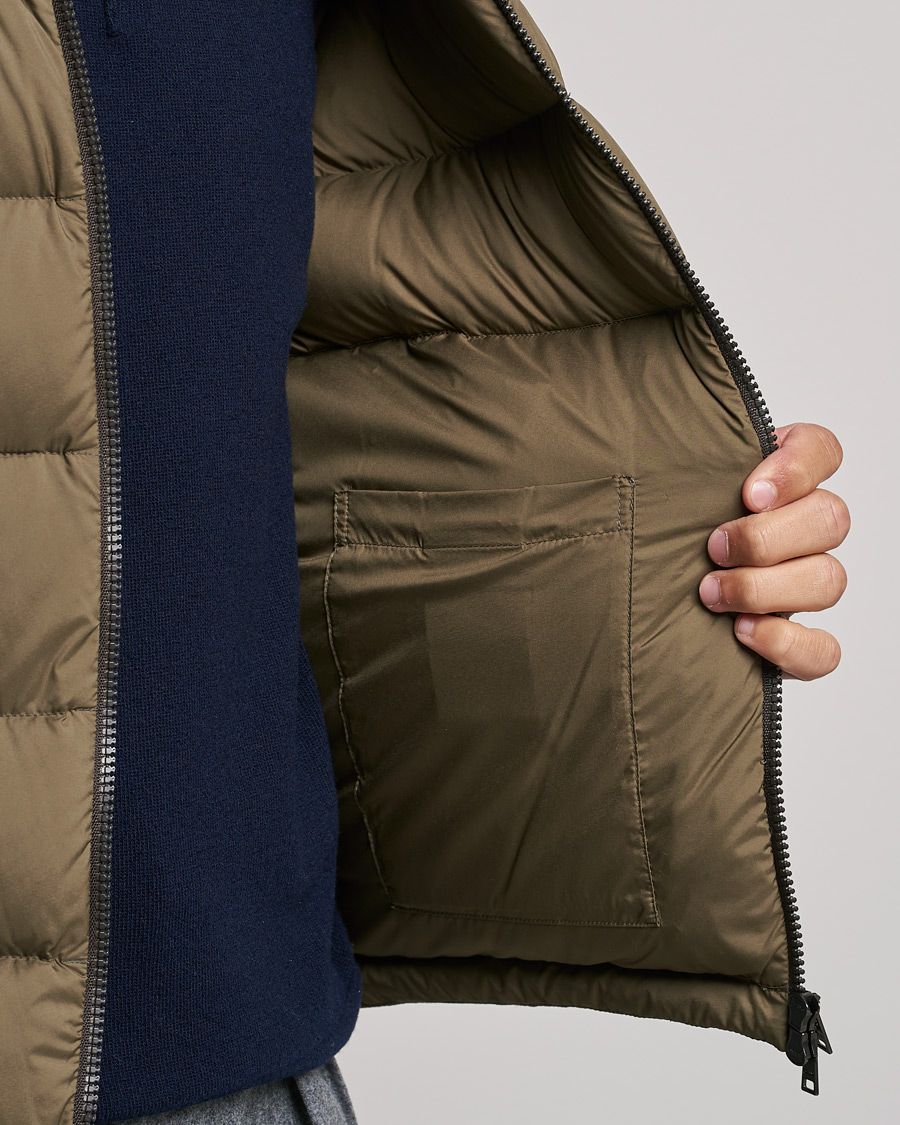 Men | Coats & Jackets | Herno | Matt Nylon Down Jacket Military Green