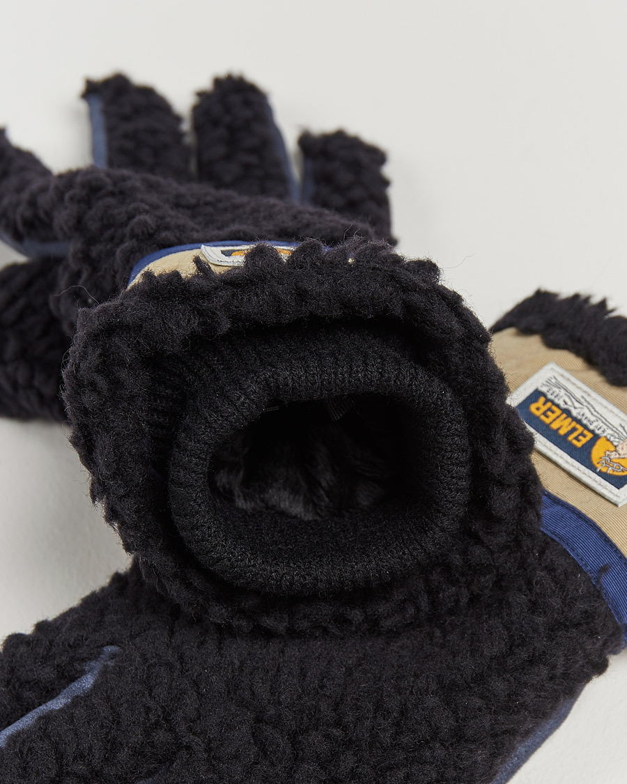 Men |  | Elmer by Swany | Sota Wool Teddy Gloves Black