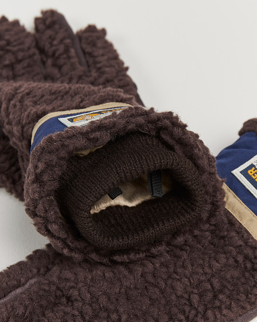 Men | Elmer by Swany Sota Wool Teddy Gloves Brown | Elmer by Swany | Sota Wool Teddy Gloves Brown