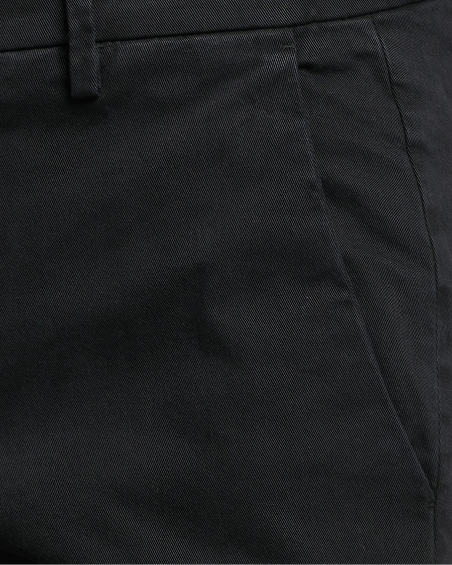 Men | Trousers | Briglia 1949 | Slim Fit Cotton Stretch Chino Black