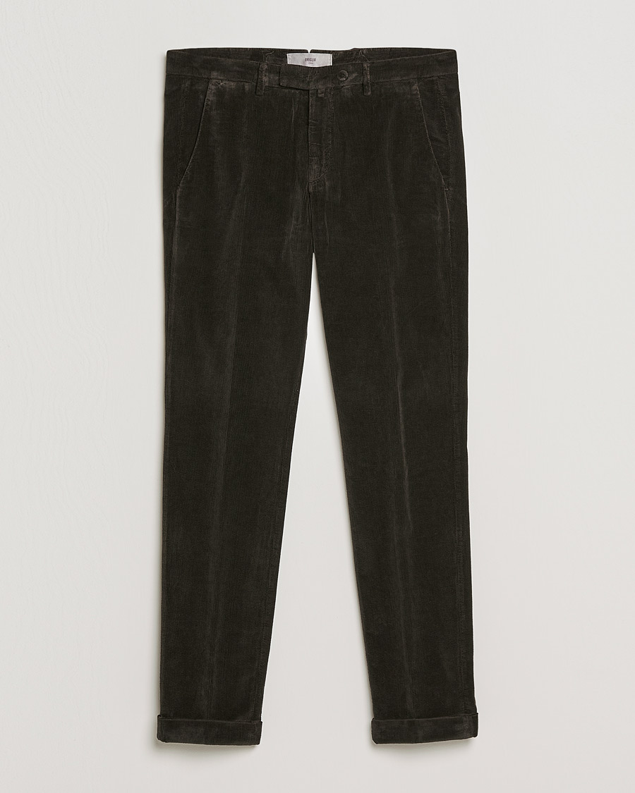 Men |  | Briglia 1949 | Slim Fit Corduroy Trousers Dark Brown