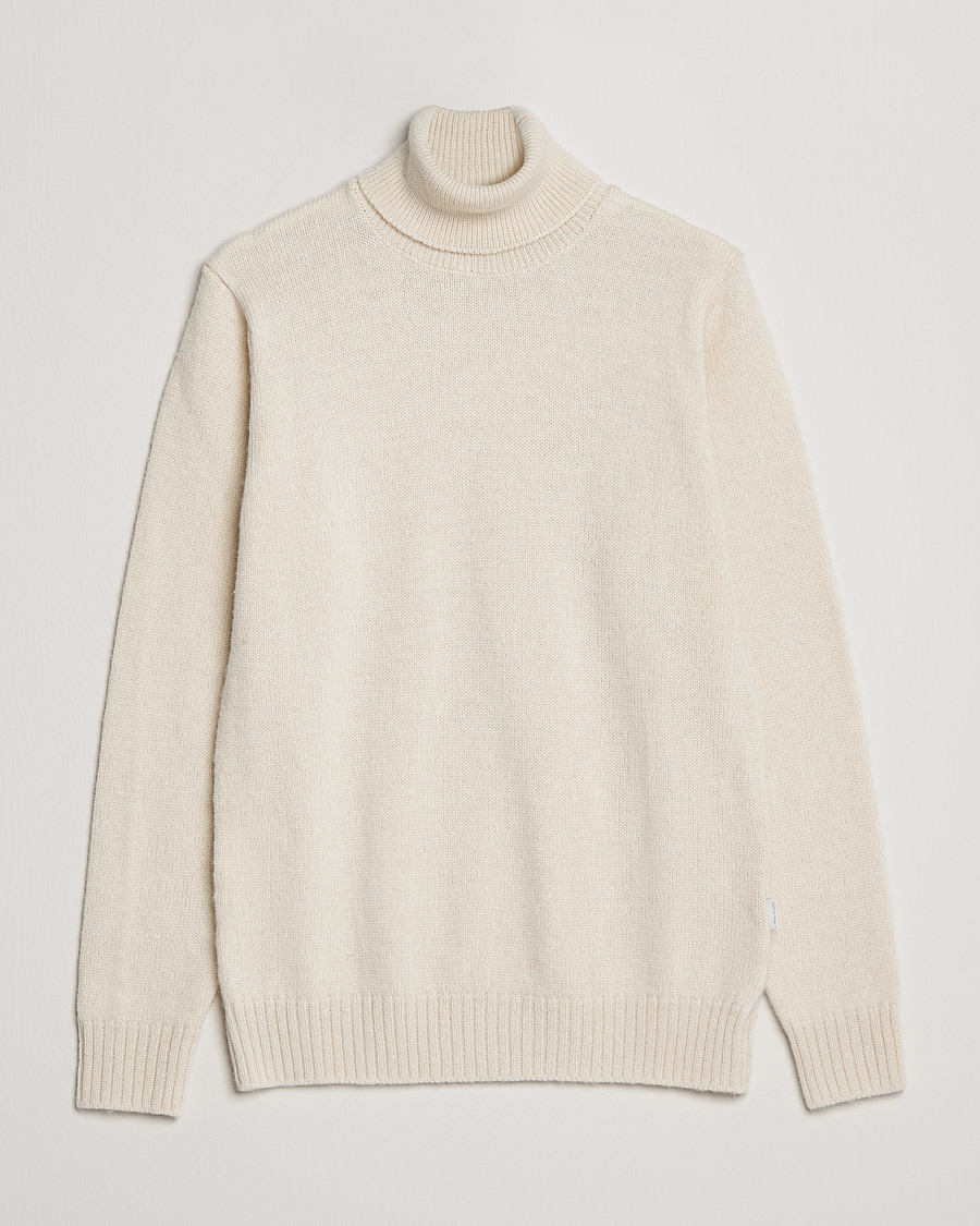 Men | Sweaters & Knitwear | Peregrine | Maker´s Stitch Merino Polo Cream