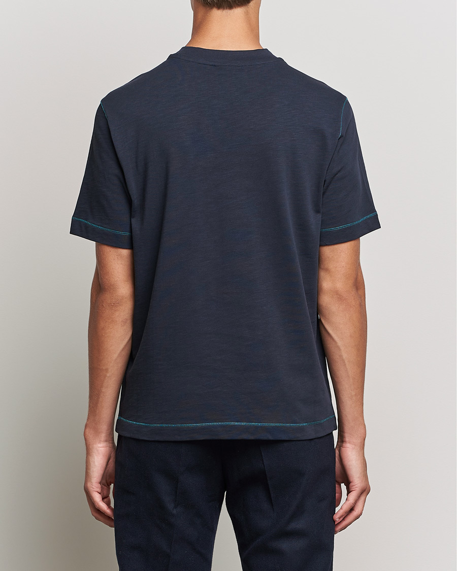 Men | T-Shirts | PS Paul Smith | Zebra Organic Cotton T-Shirt Navy