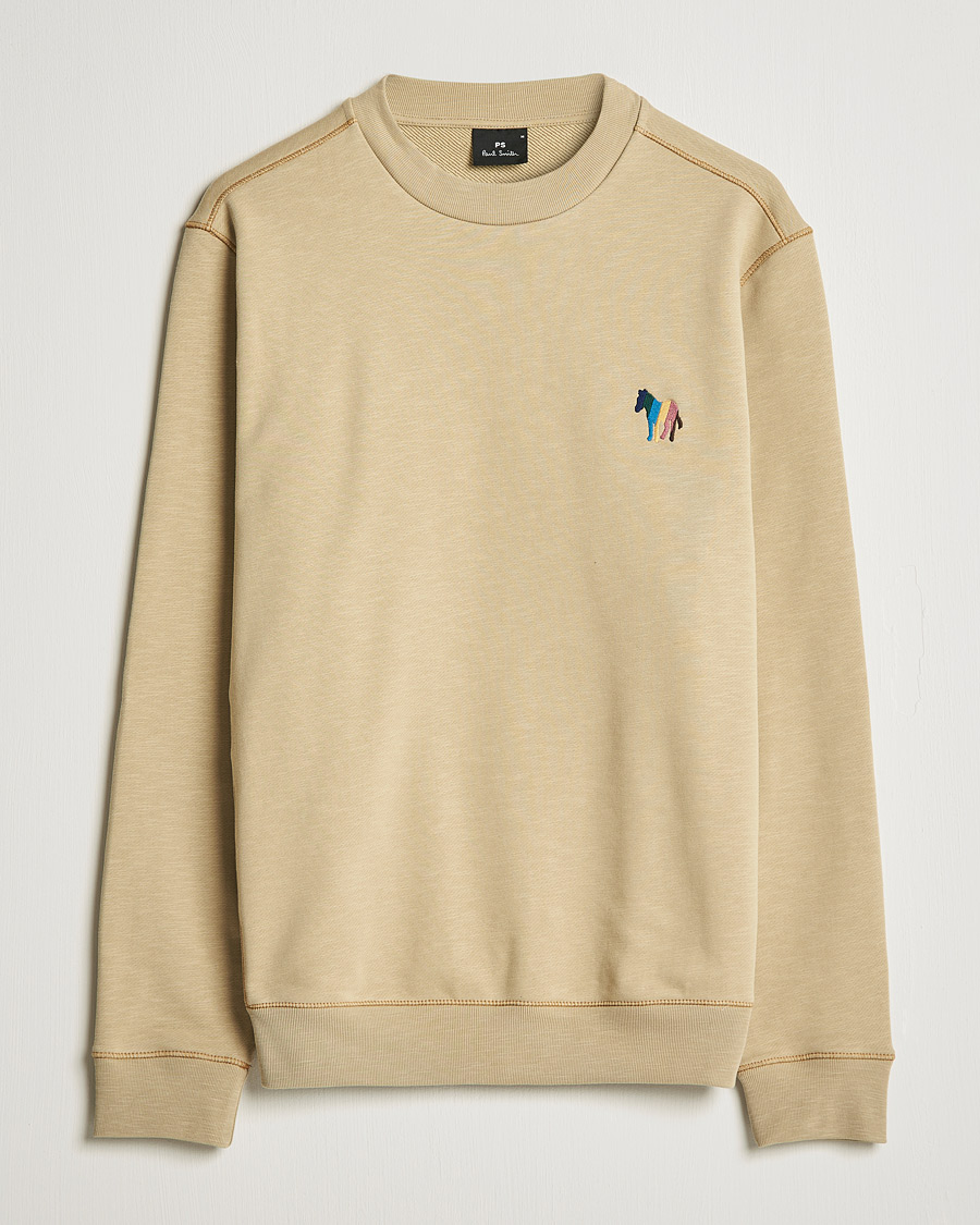 Men | Sweaters & Knitwear | PS Paul Smith | Organic Cotton Zebra Sweatshirt Browns