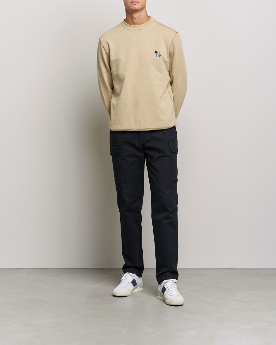 Men | Sweaters & Knitwear | PS Paul Smith | Organic Cotton Zebra Sweatshirt Browns