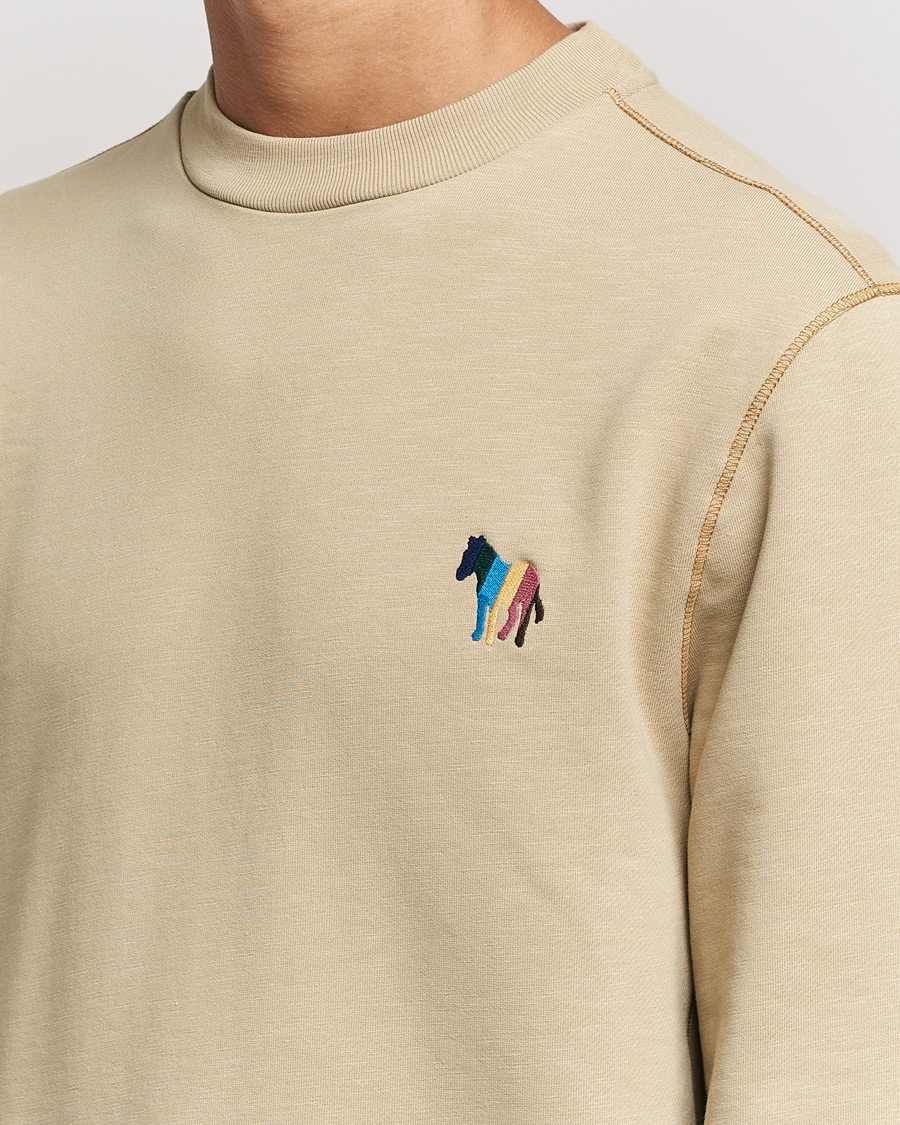 Men | Sweaters & Knitwear | PS Paul Smith | Organic Cotton Zebra Sweatshirt Browns