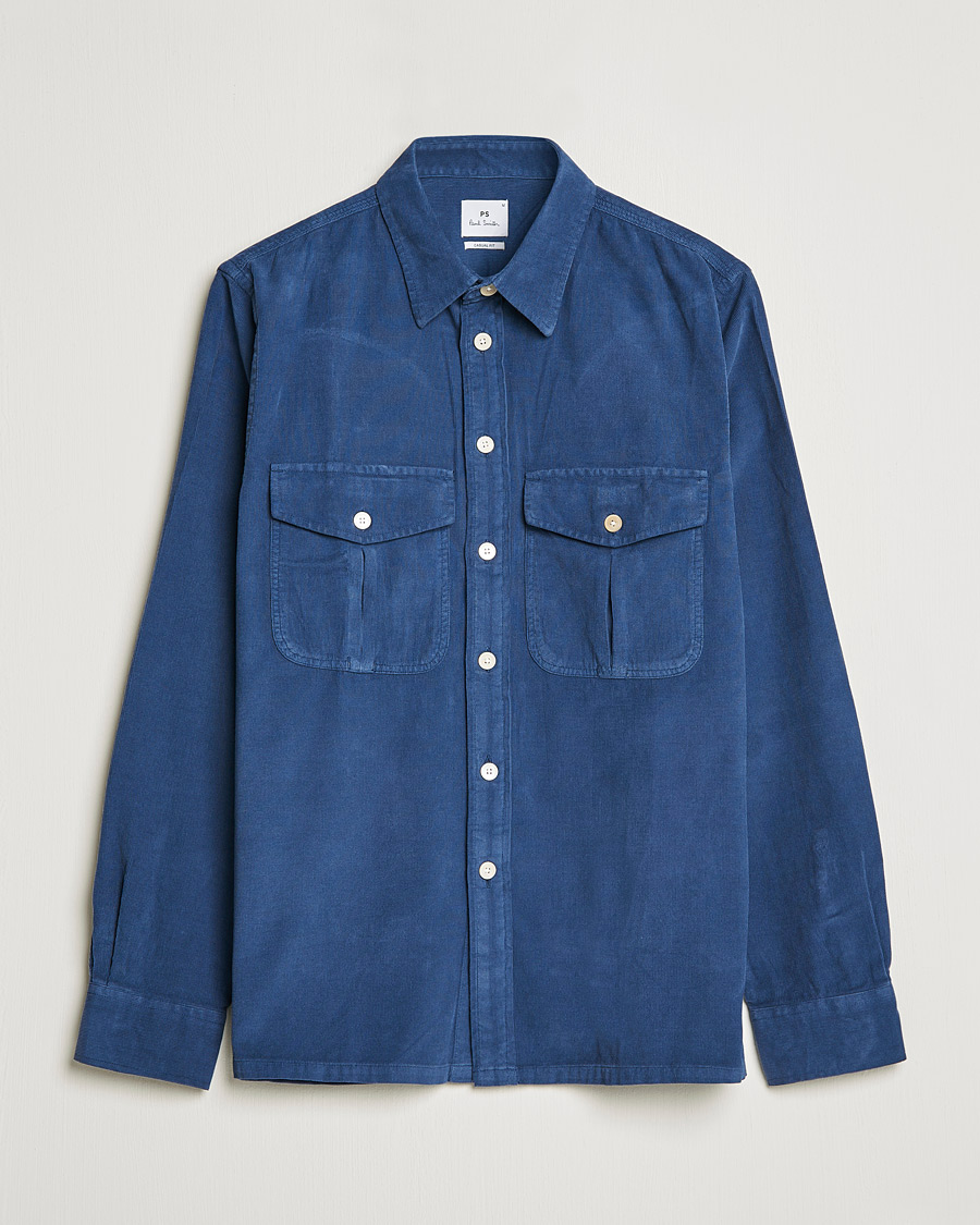 Men | Shirts | PS Paul Smith | Casual Fit Cotton Shirt Navy
