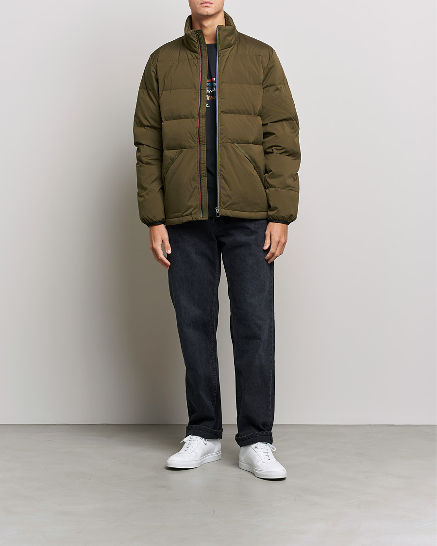 Men | Coats & Jackets | PS Paul Smith | Lightweight Down Jacket Green