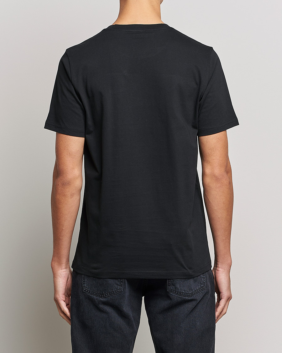 Men | T-Shirts | PS Paul Smith | Tapes Cotton T-Shirt Black