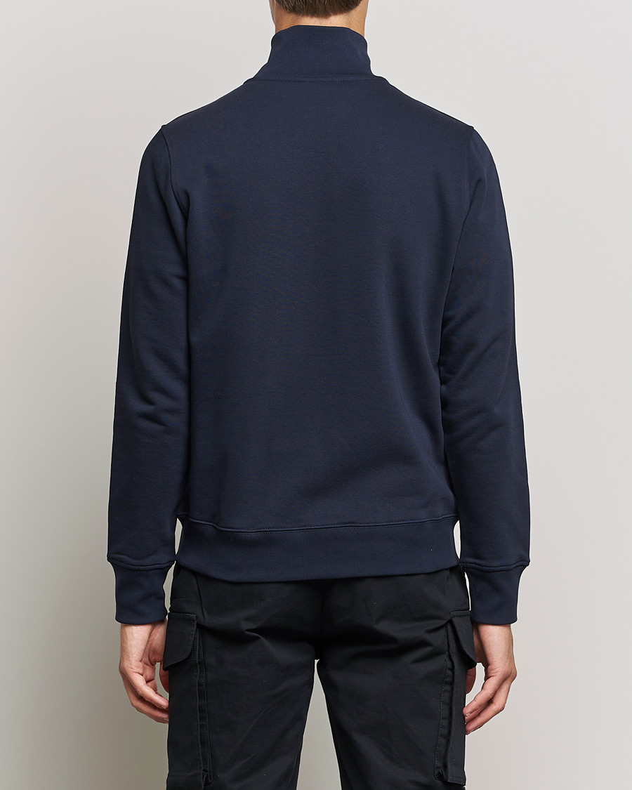 Men | Sweaters & Knitwear | PS Paul Smith | Organic Cotton Zebra Full Zip Sweater Navy