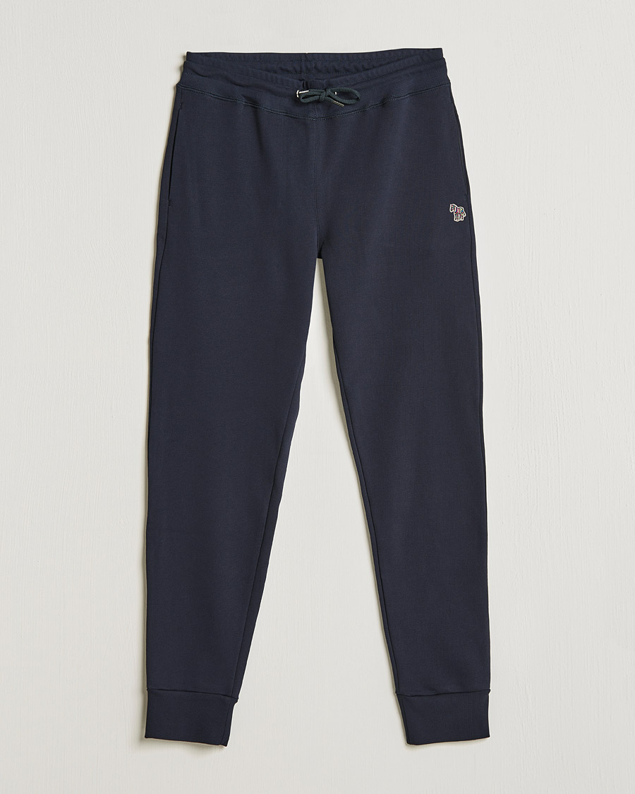 Men | Trousers | PS Paul Smith | Organic Cotton Zebra Jogger Navy