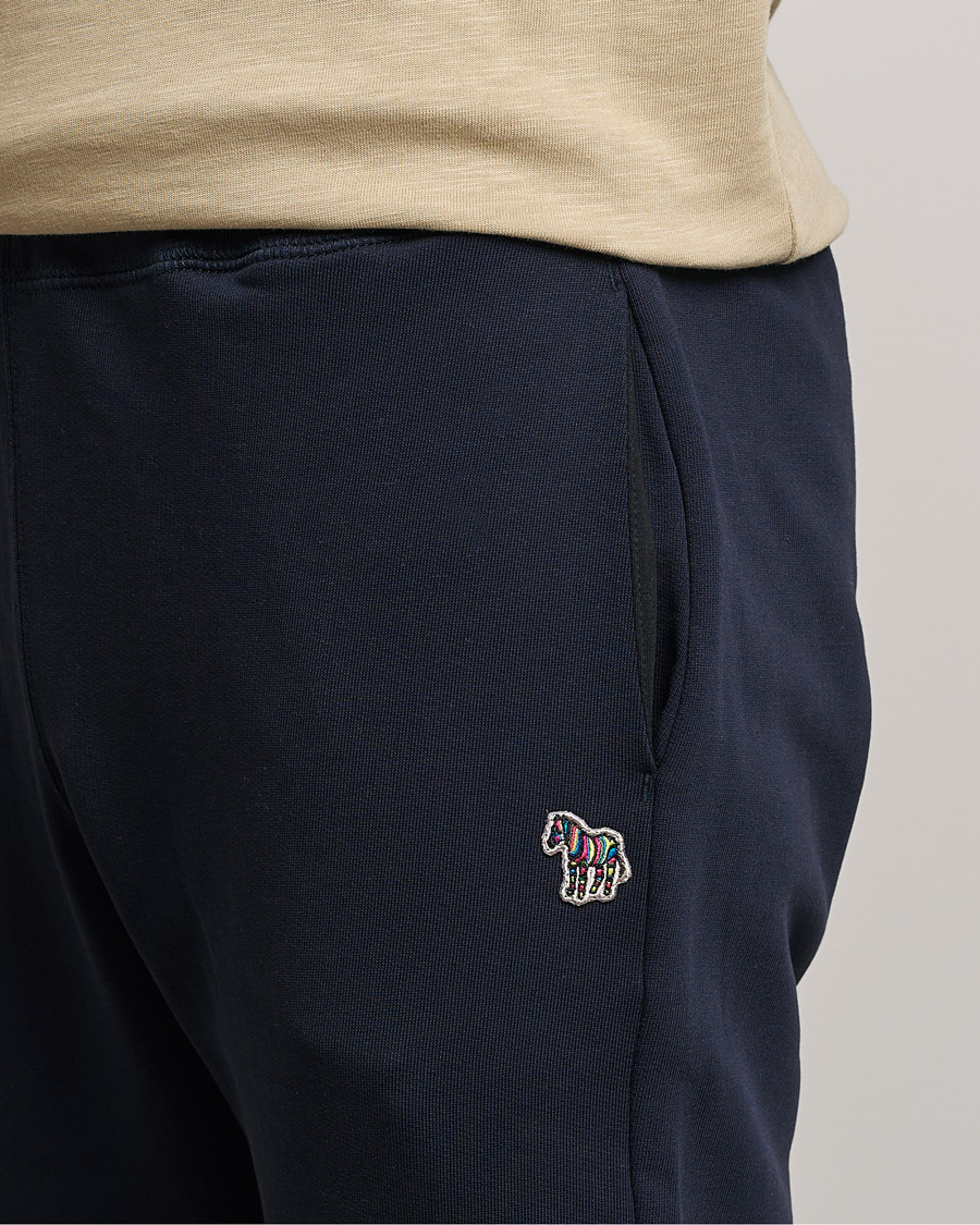 Men | Trousers | PS Paul Smith | Organic Cotton Zebra Jogger Navy