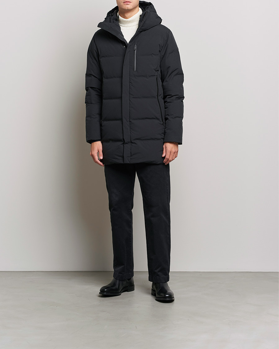 Men | Coats & Jackets | Scandinavian Edition | Radian Hooded Down Parka Onyx