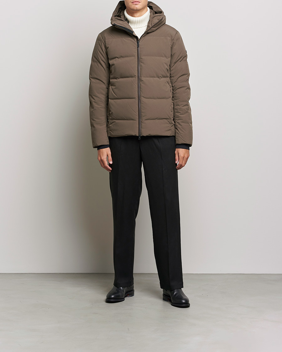 Men | Coats & Jackets | Scandinavian Edition | Torrent Hooded Puffer Jacket Major Brown