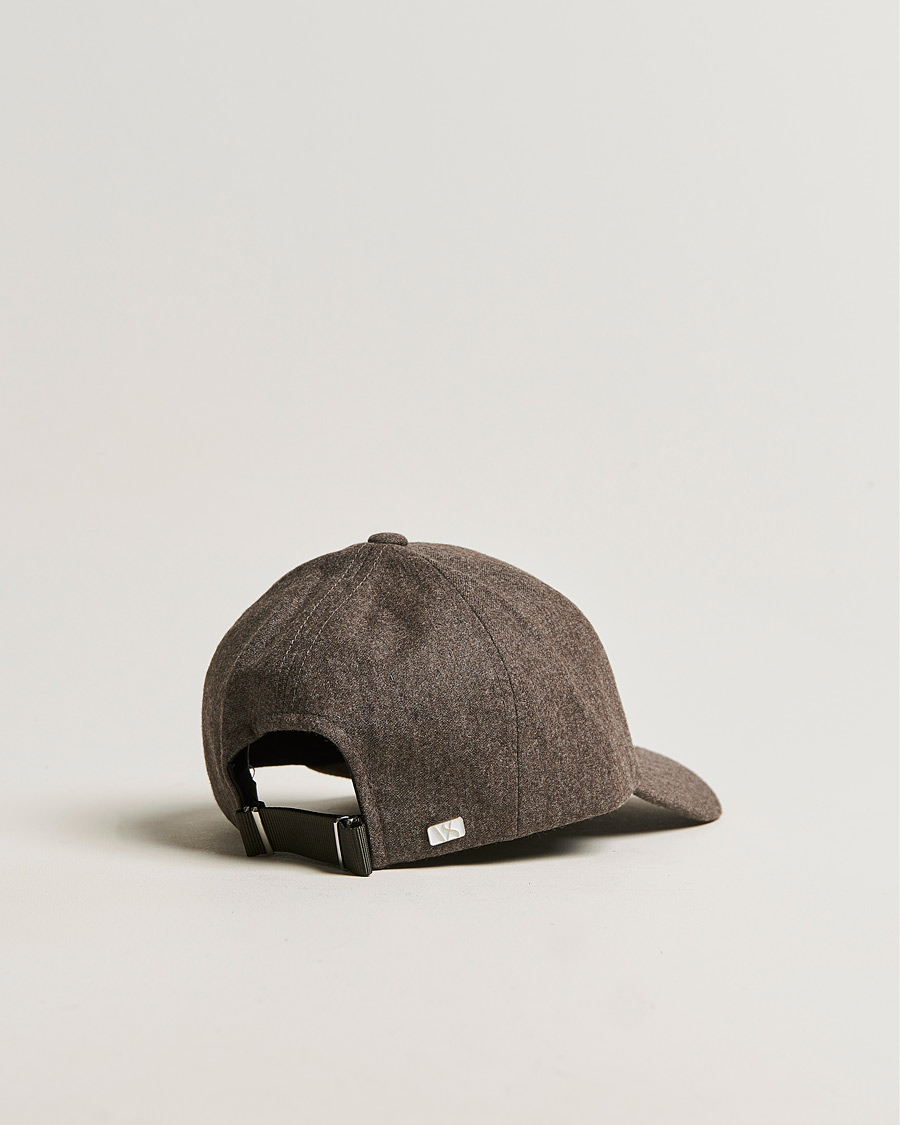 Men | Varsity Headwear Flannel Baseball Cap Taupe Brown | Varsity Headwear | Flannel Baseball Cap Taupe Brown