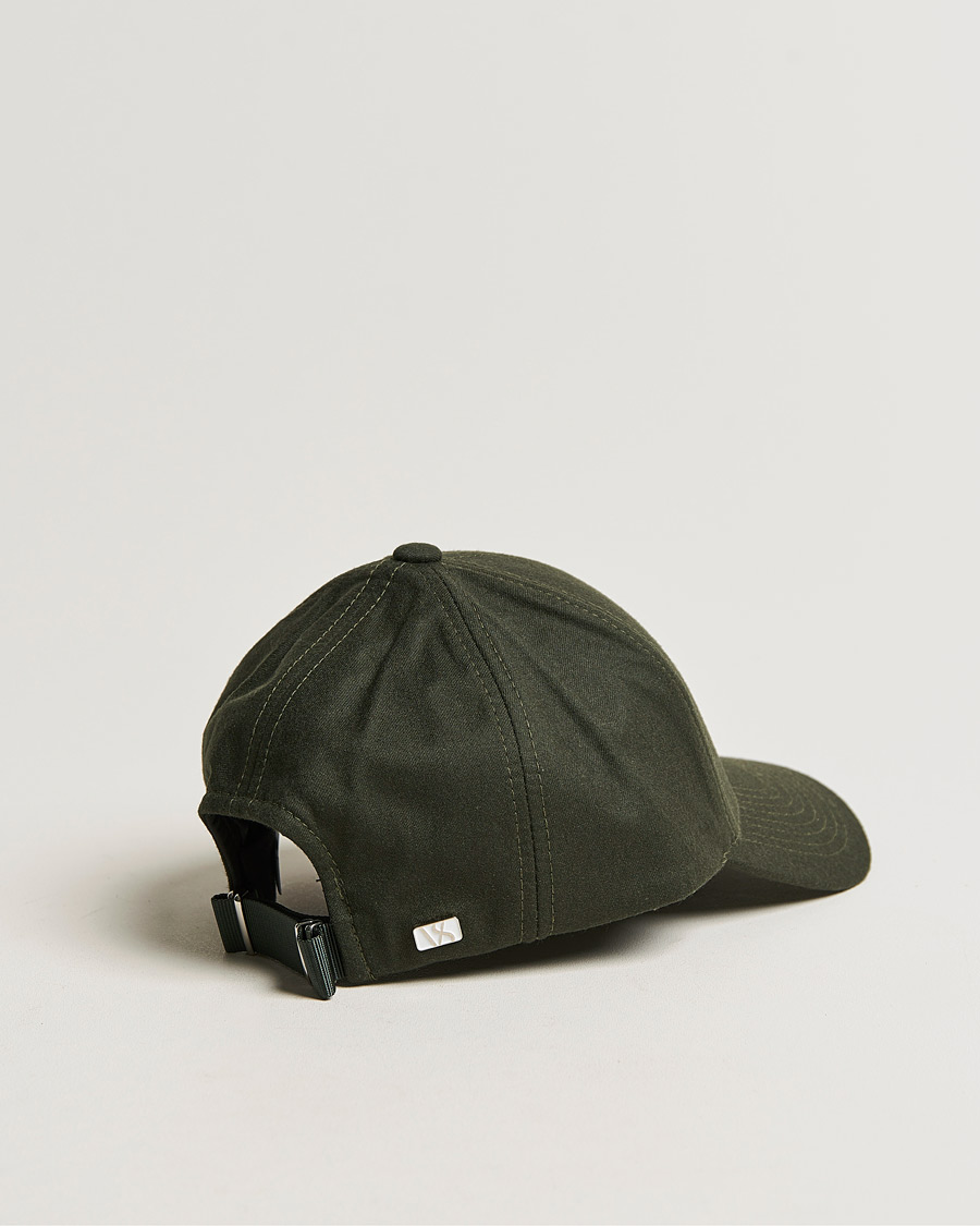 Men | Varsity Headwear Wool Tech Baseball Cap Green | Varsity Headwear | Wool Tech Baseball Cap Green