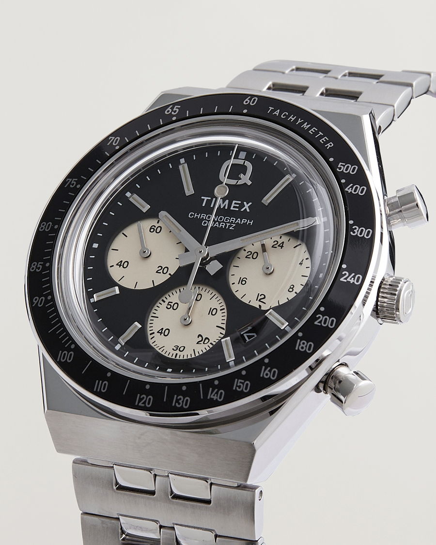 Men | Watches | Timex | Q Chronograph 40mm Black Dial