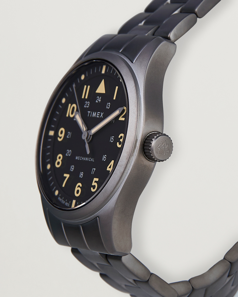 Men | Watches | Timex | Field Post Mechanical Watch 38mm Gunmetal Finish
