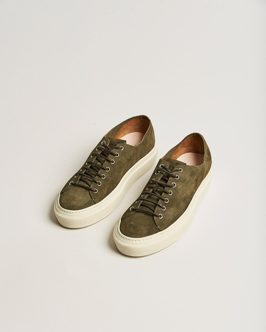 Men | Suede shoes | Buttero | Tanino Suede Sneaker Green