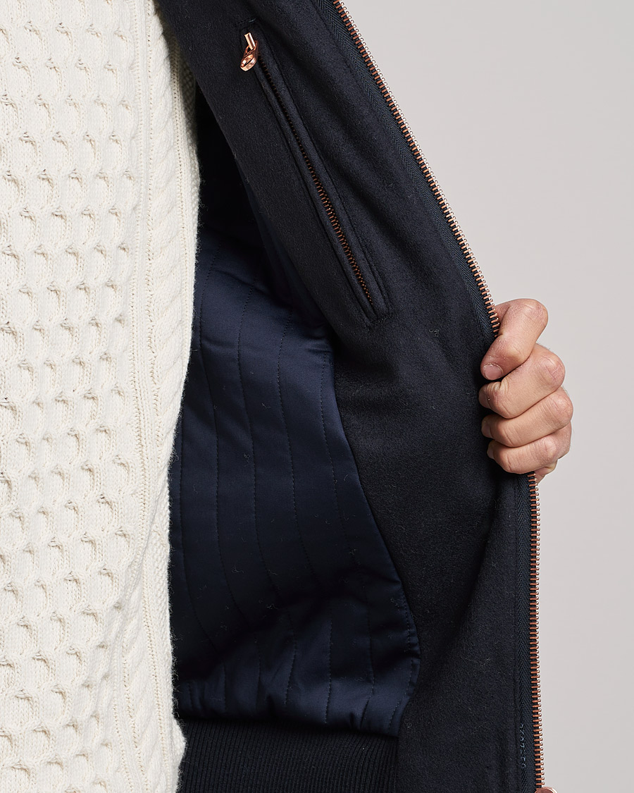 Men | Coats & Jackets | Private White V.C. | The Pilot's Bomber Navy