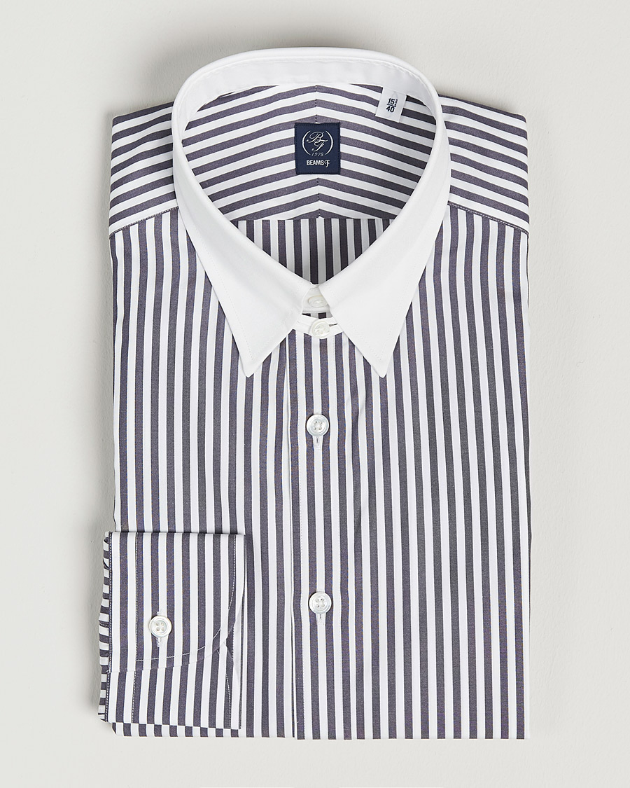 Comfy Copenhagen Stripe Shirt black-white striped pattern casual look Fashion Shirts Stripe Shirts 