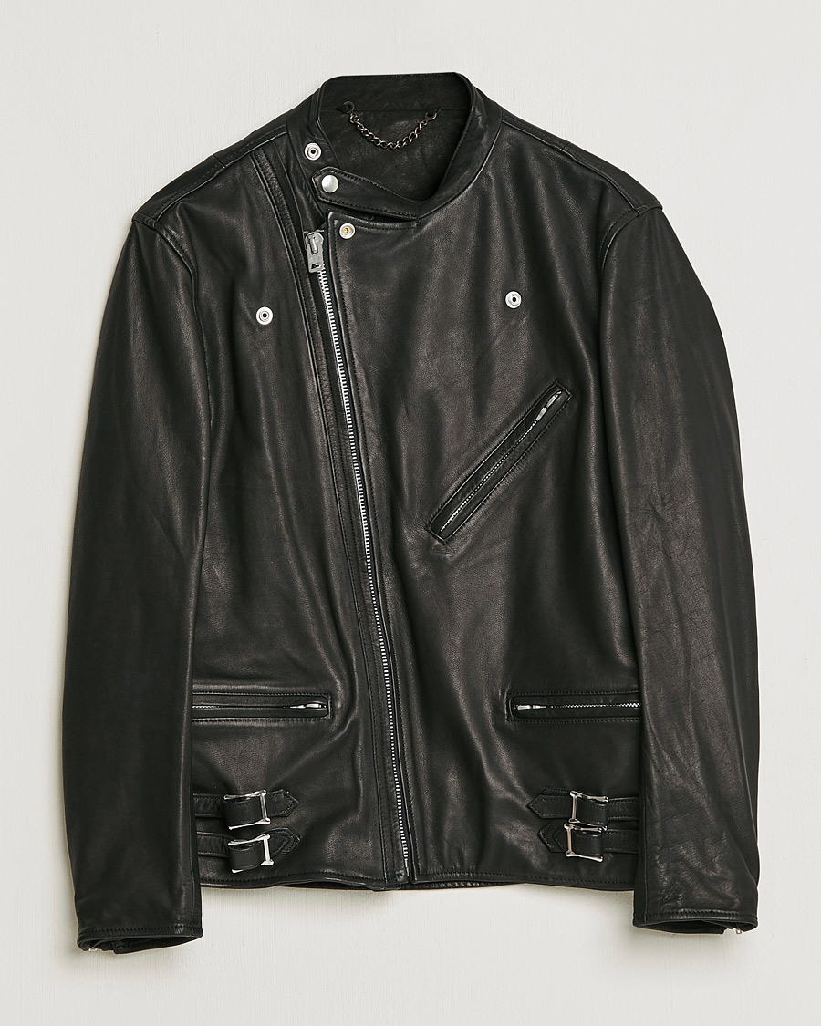 Men | Coats & Jackets | Beams F | Riders Leather Jacket Black