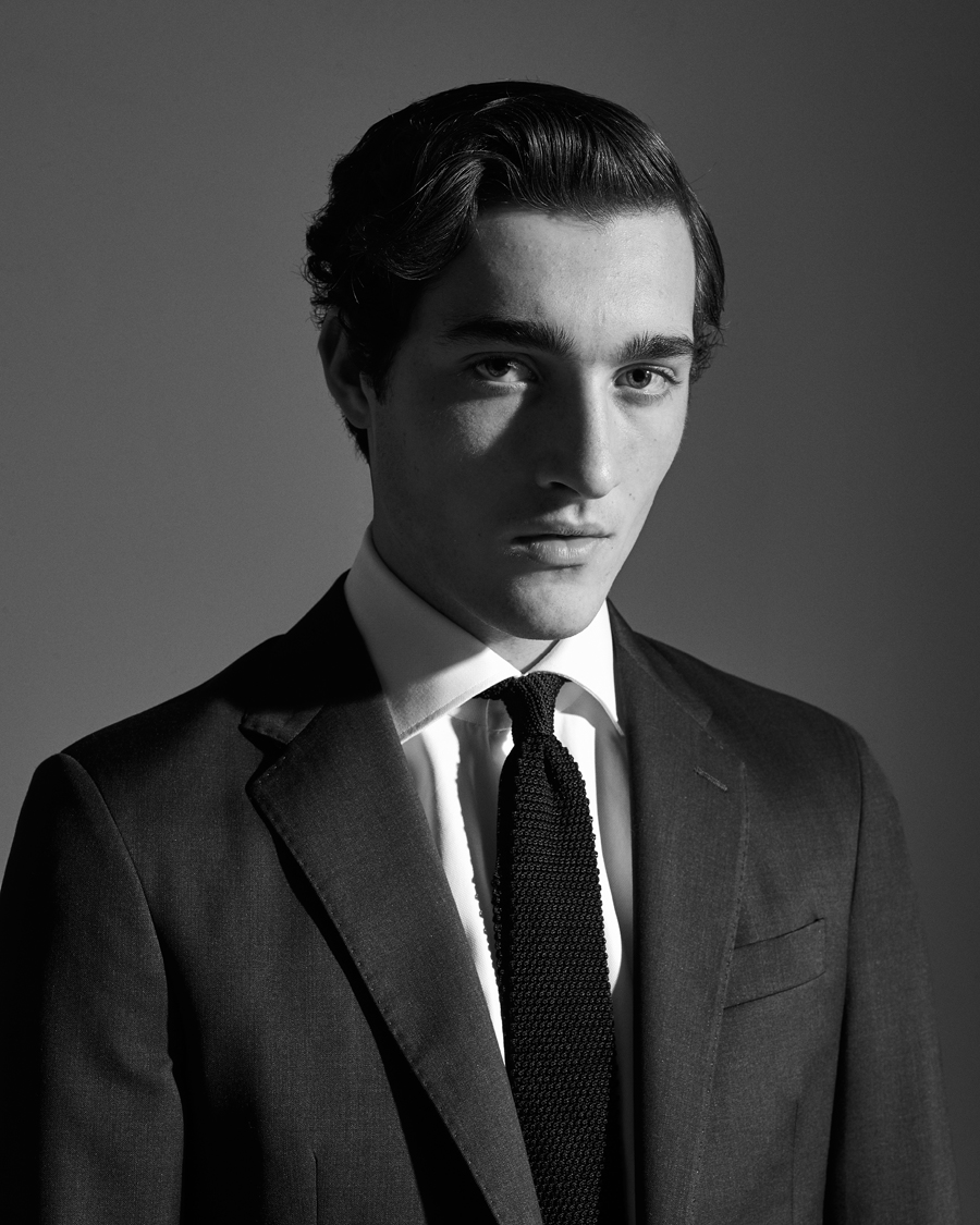 Men | Beams F Knitted Silk Tie Black | Beams F | Knitted Silk Tie Black