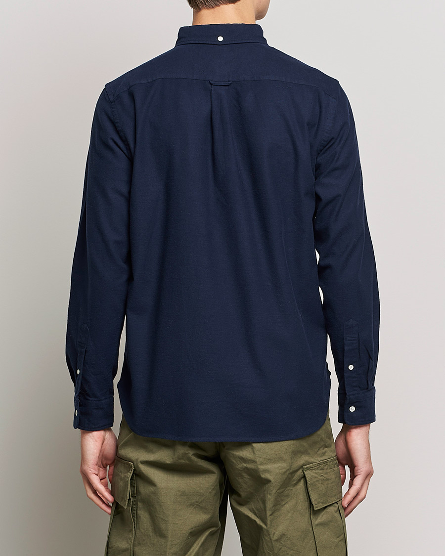 Men | Shirts | BEAMS PLUS | Flannel Button Down Shirt Navy