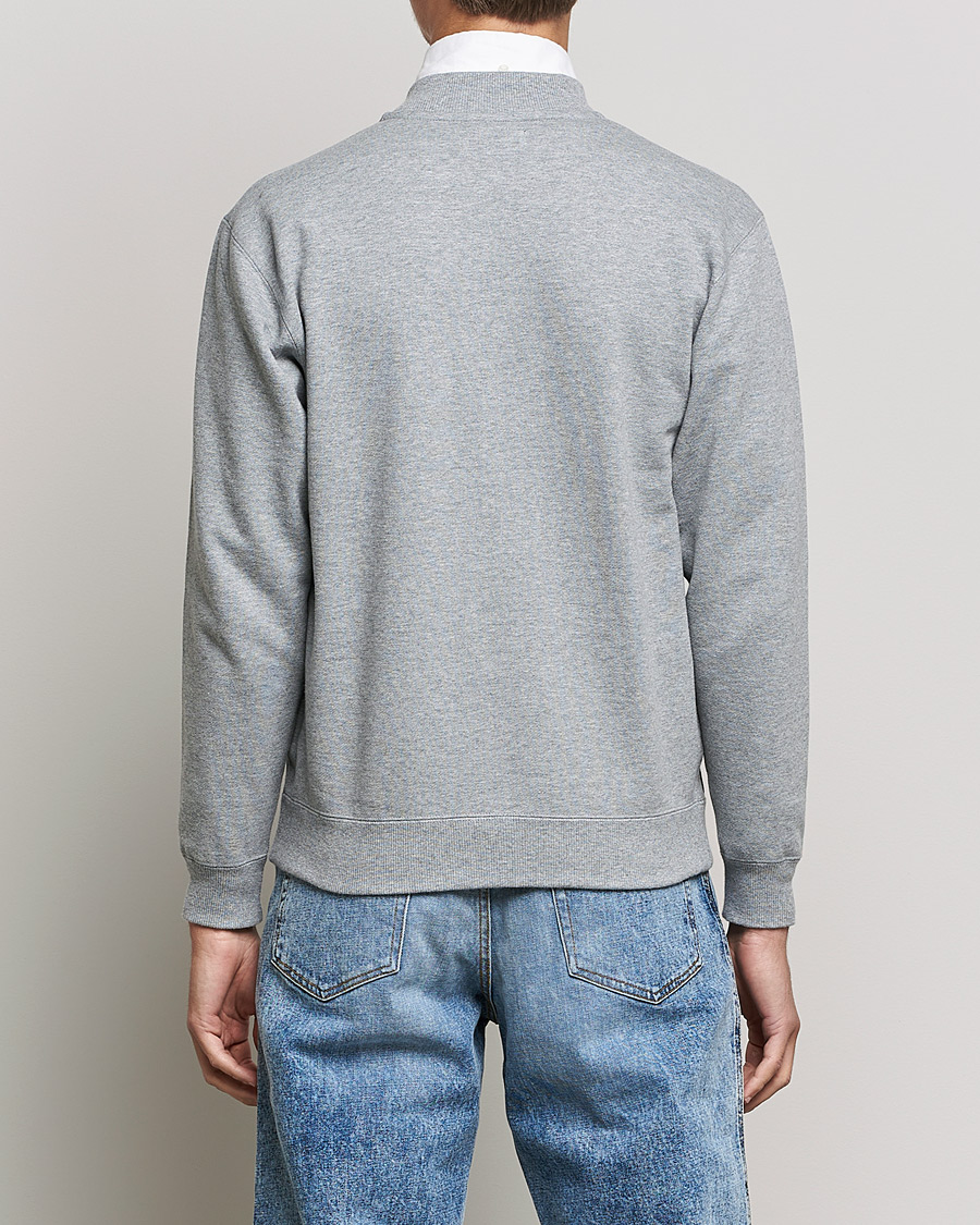 Men | Sweaters & Knitwear | BEAMS PLUS | Sweat Zip Cardigan Light Grey