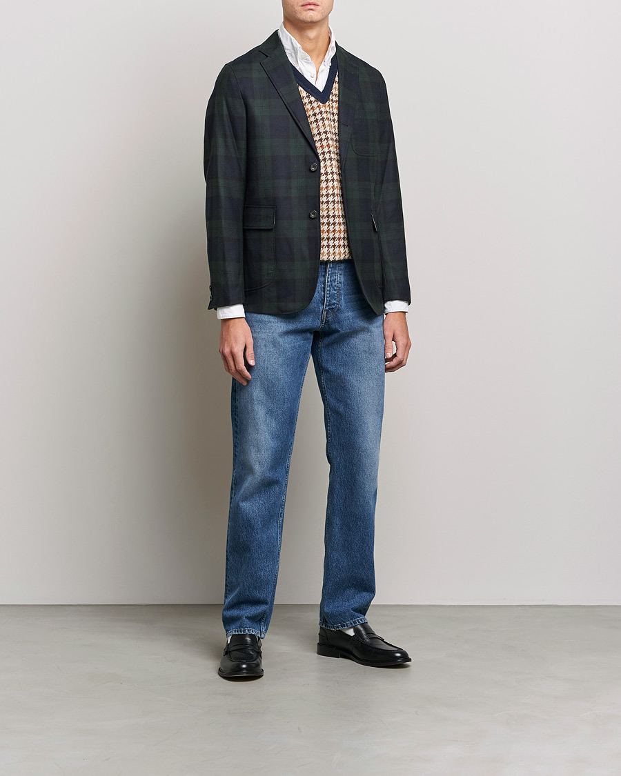 Men | Blazers | BEAMS PLUS | Flannel Blazer Blackwatch
