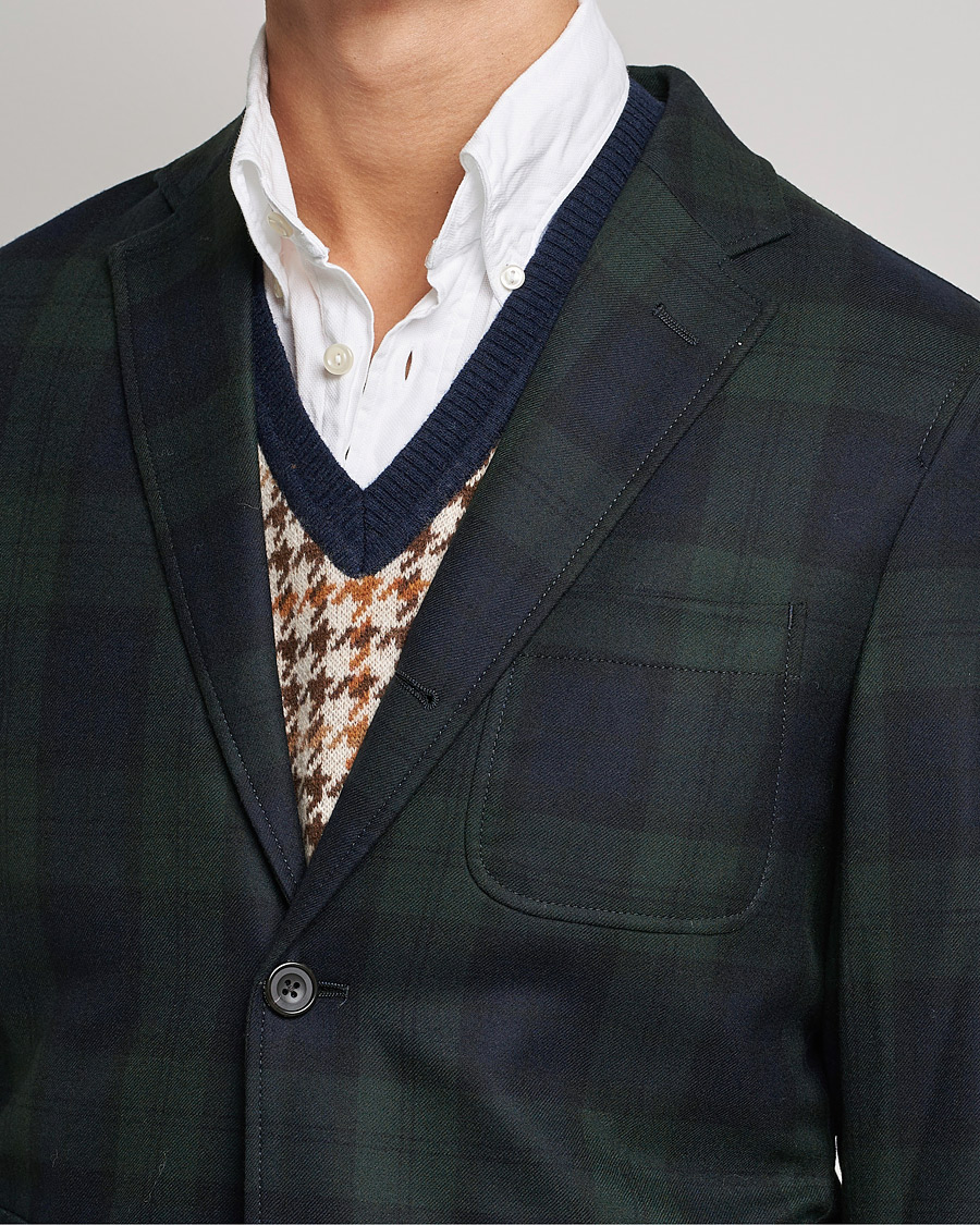 Men | Blazers | BEAMS PLUS | Flannel Blazer Blackwatch