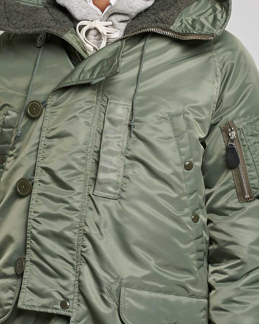 Men | Coats & Jackets | BEAMS PLUS | MIL Type N-3B Parka Sage