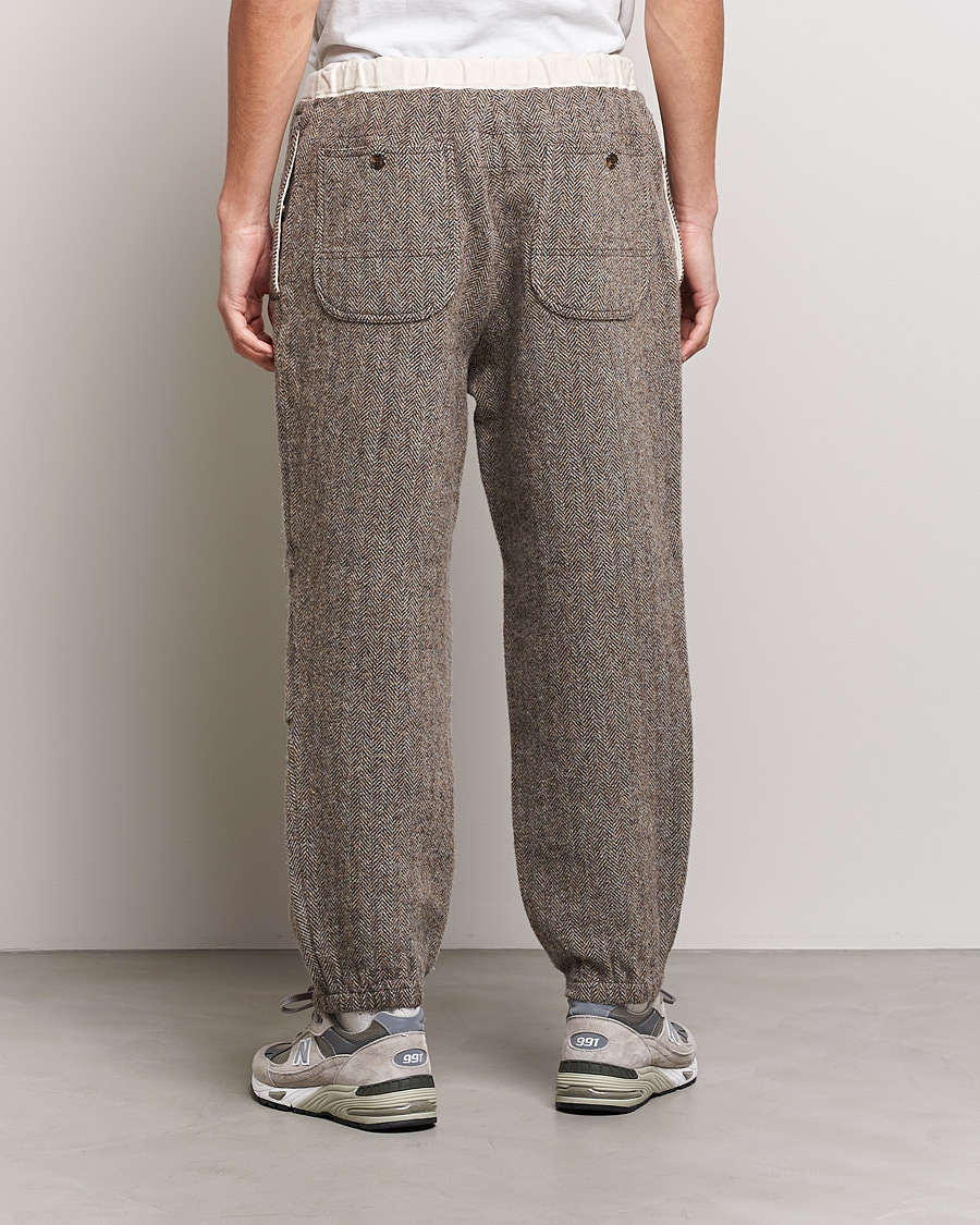 Men | Trousers | BEAMS PLUS | Gym Pants Wide Brown 