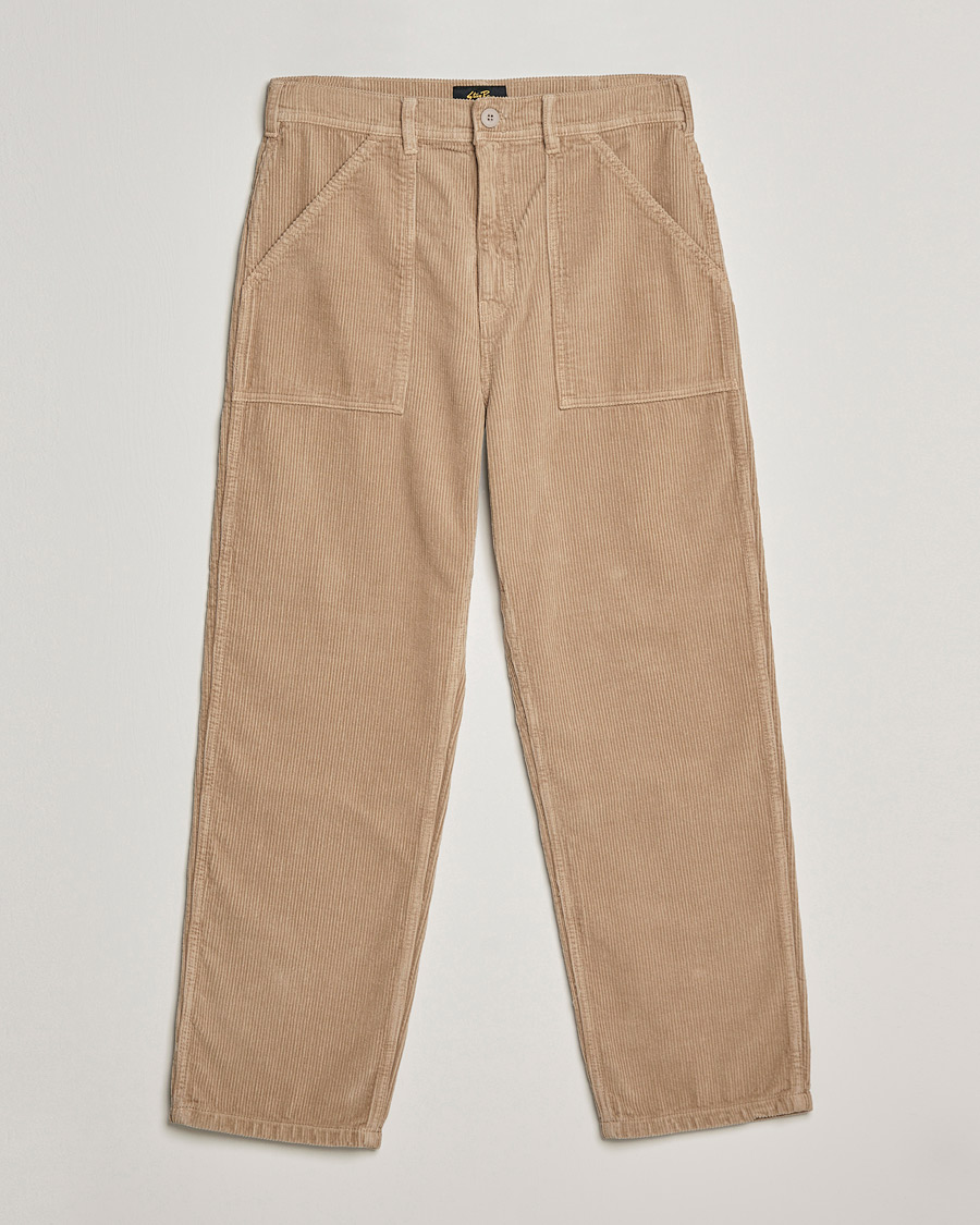 Men | Trousers | Stan Ray | Corduroy Fat Pants Khaki