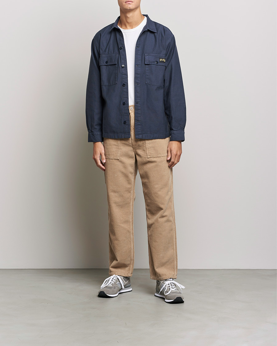 Men | Trousers | Stan Ray | Corduroy Fat Pants Khaki