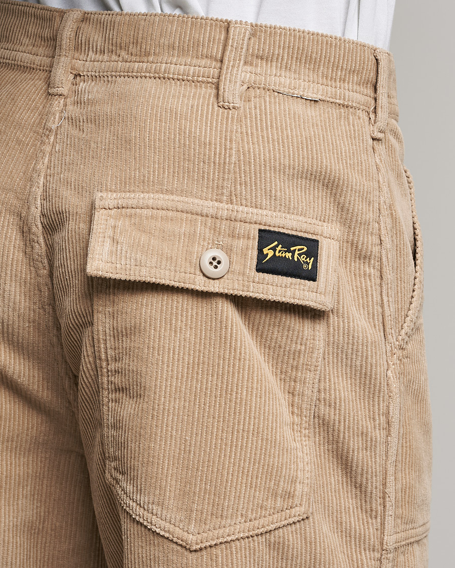 Men | Trousers | Stan Ray | Corduroy Fat Pants Khaki