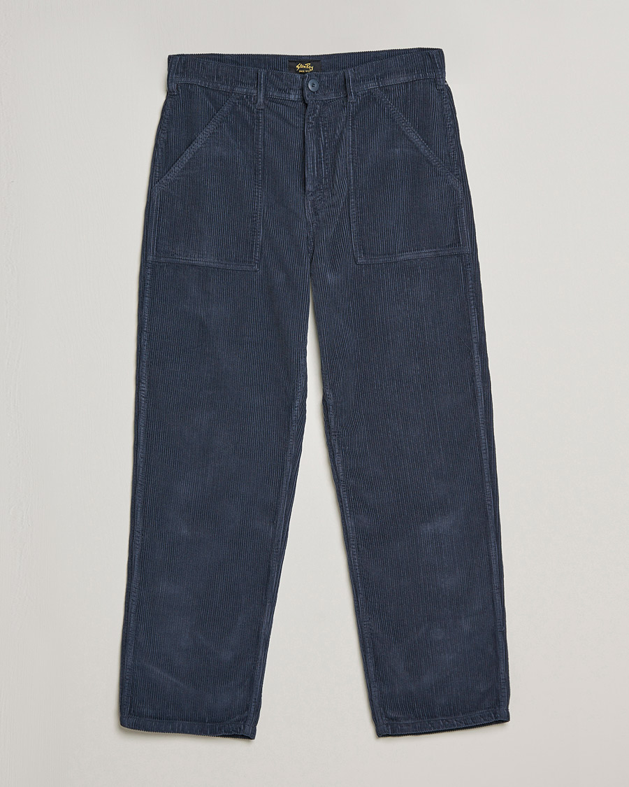 Men | Trousers | Stan Ray | Corduroy Fat Pants Navy