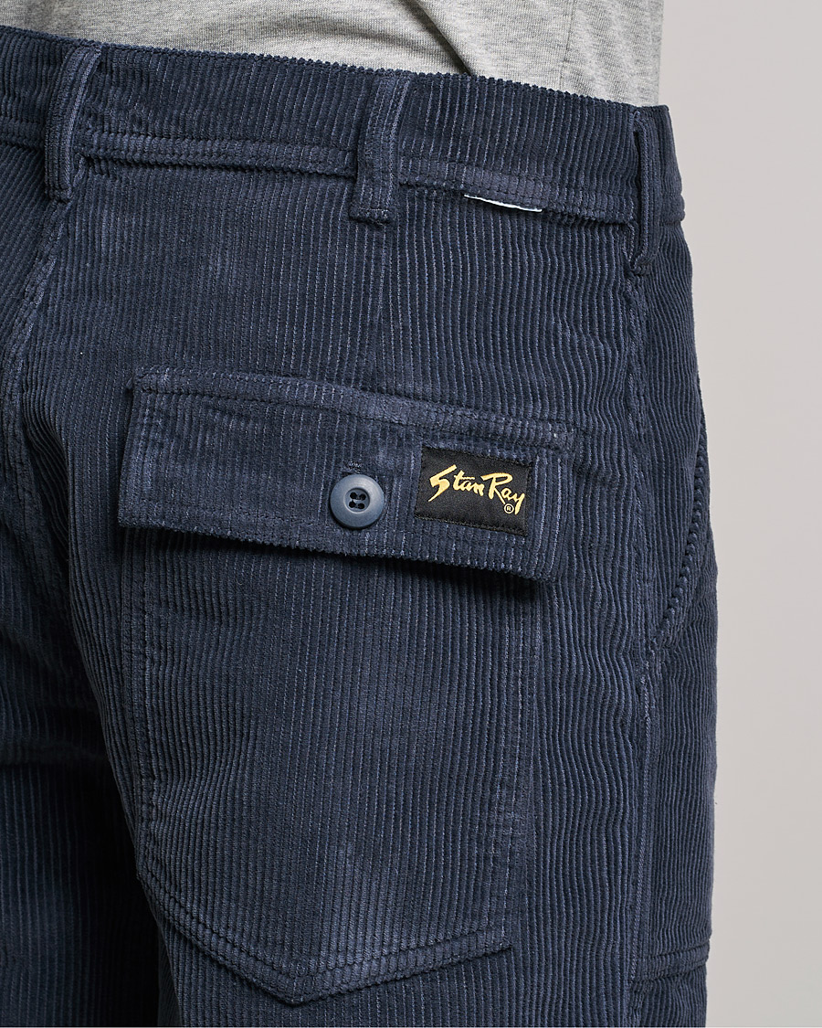 Men | Trousers | Stan Ray | Corduroy Fat Pants Navy