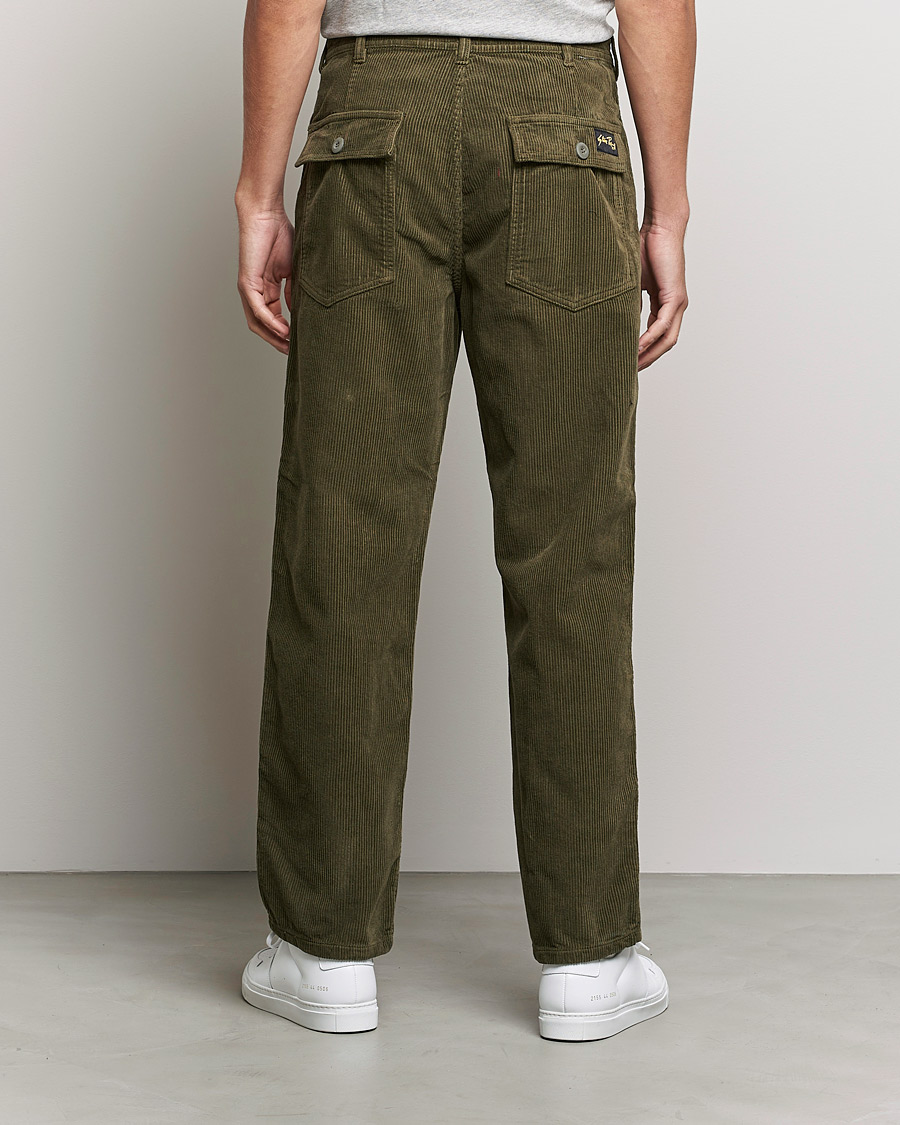 Men | Trousers | Stan Ray | Corduroy Fat Pants Olive