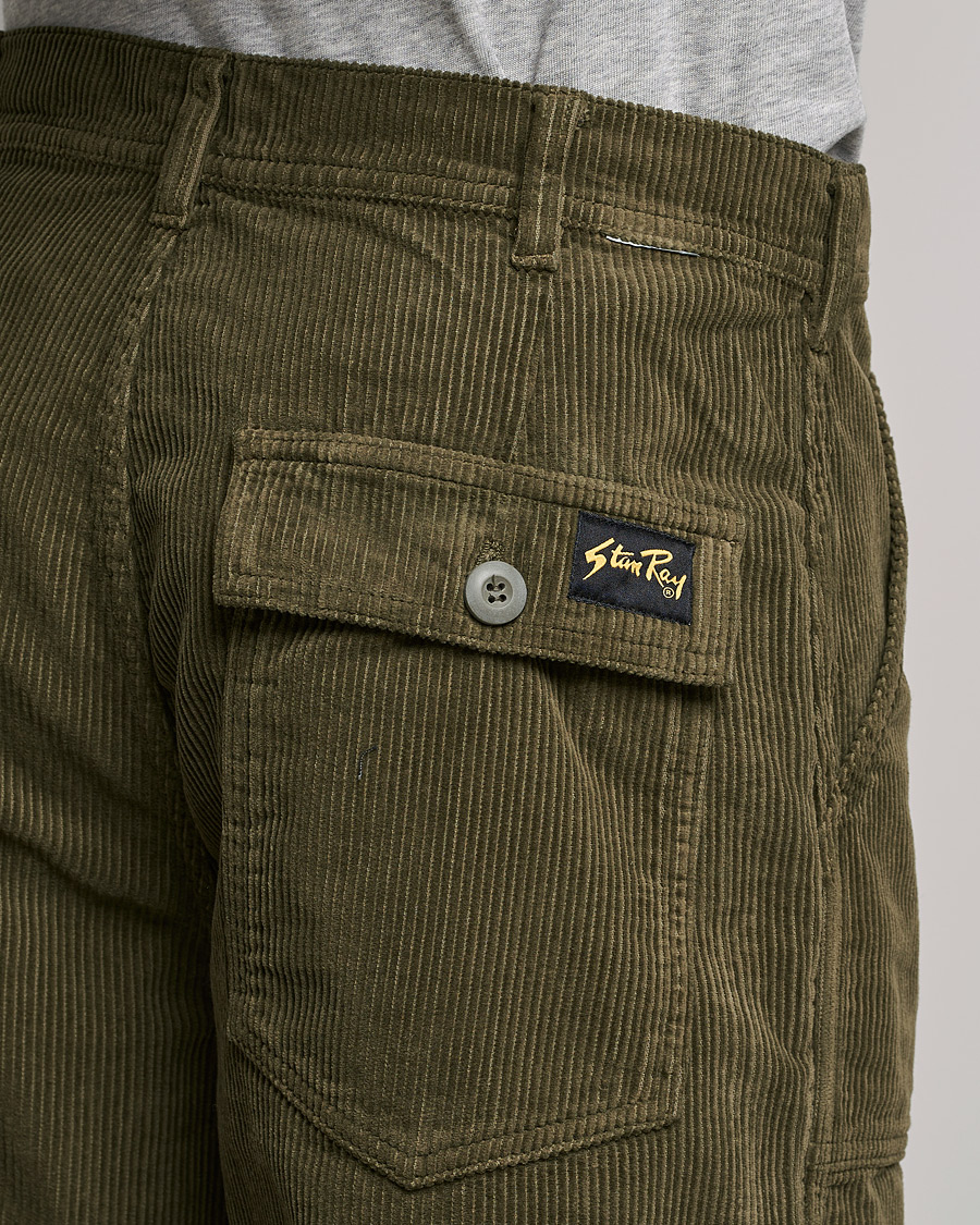 Men | Trousers | Stan Ray | Corduroy Fat Pants Olive