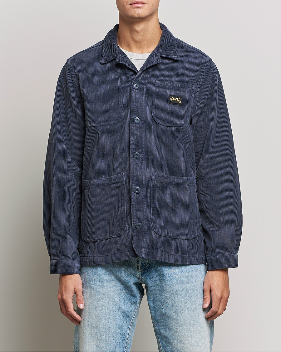 Men | Coats & Jackets | Stan Ray | Painters Cord Shirt Jacket Navy