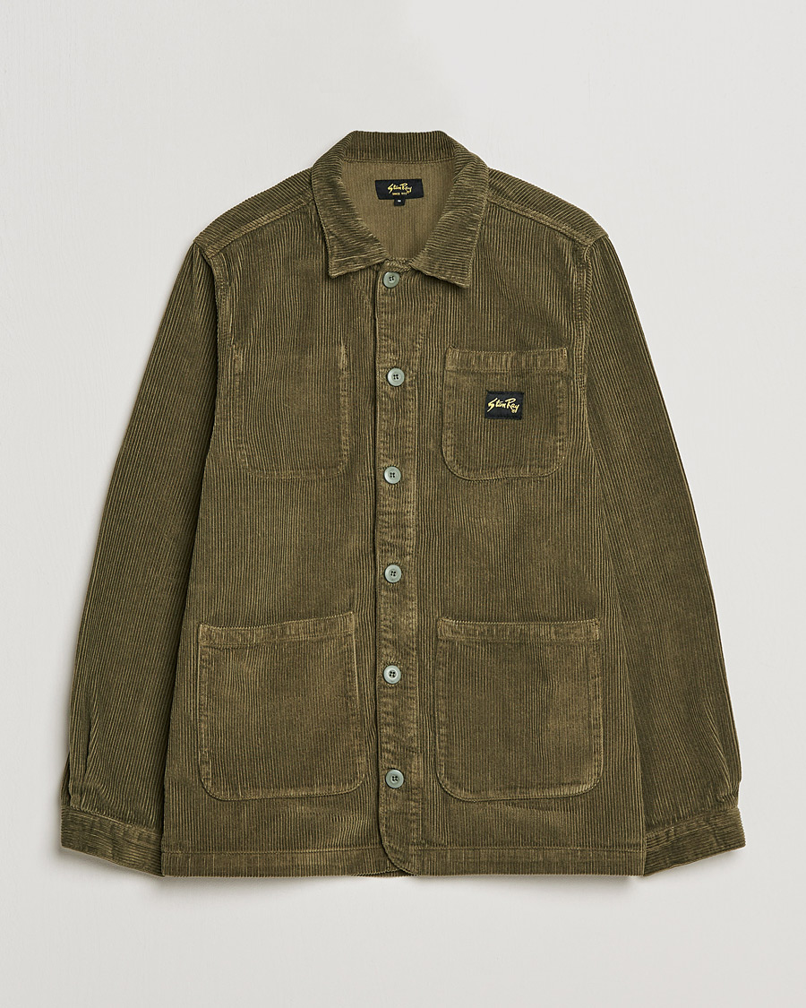 Men | Coats & Jackets | Stan Ray | Painters Cord Shirt Jacket Olive