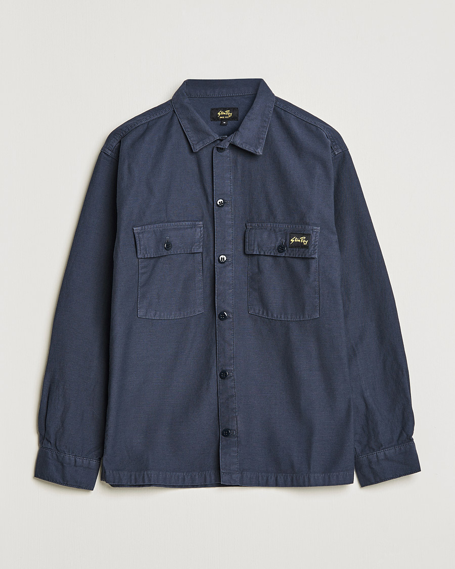 Men | Shirts | Stan Ray | CPO Sateen Overshirt Navy