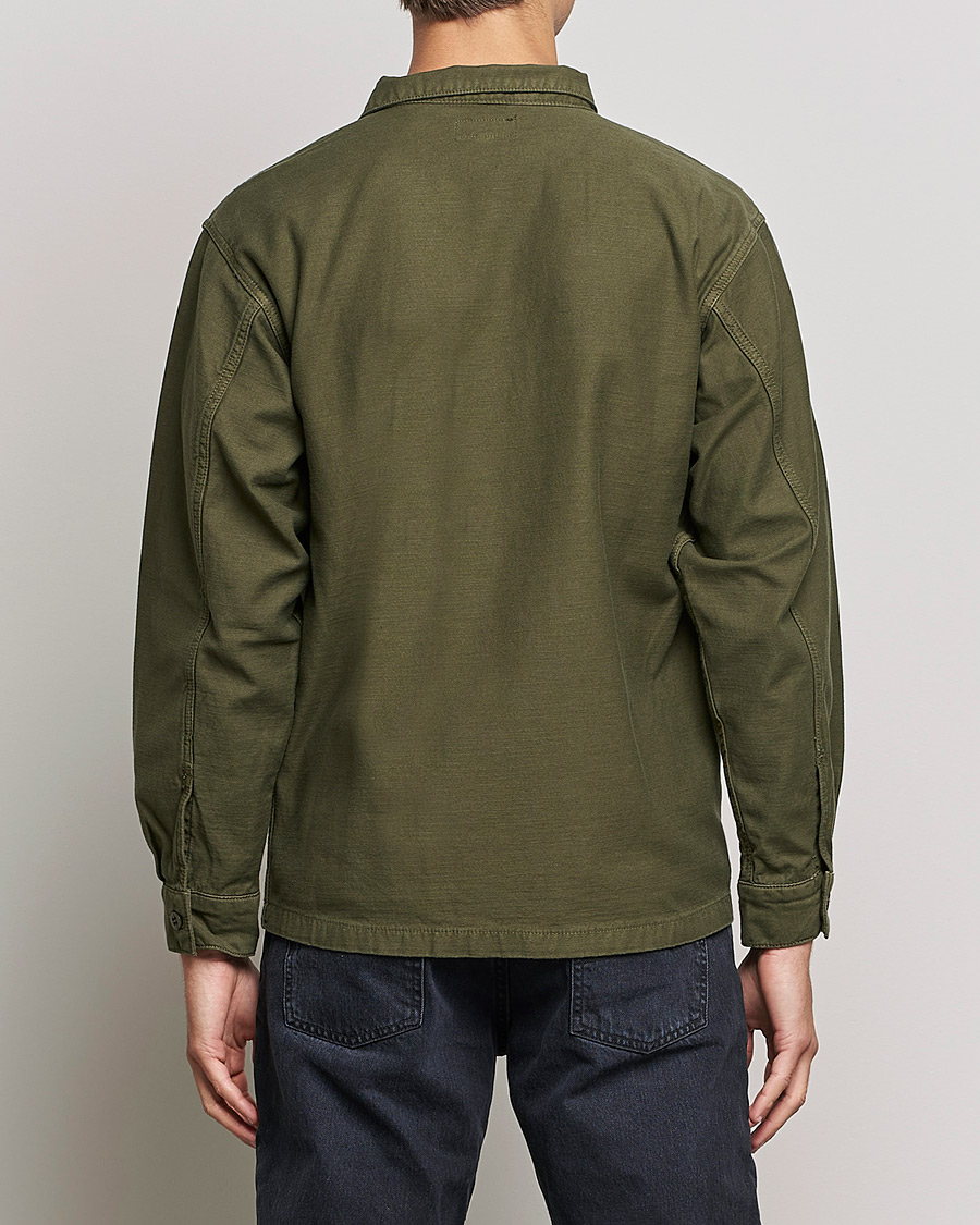 Men | Shirts | Stan Ray | CPO Sateen Overshirt Dark Olive
