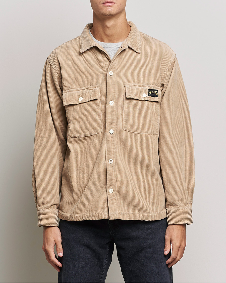 Men | Shirts | Stan Ray | CPO Cord Overshirt Khaki