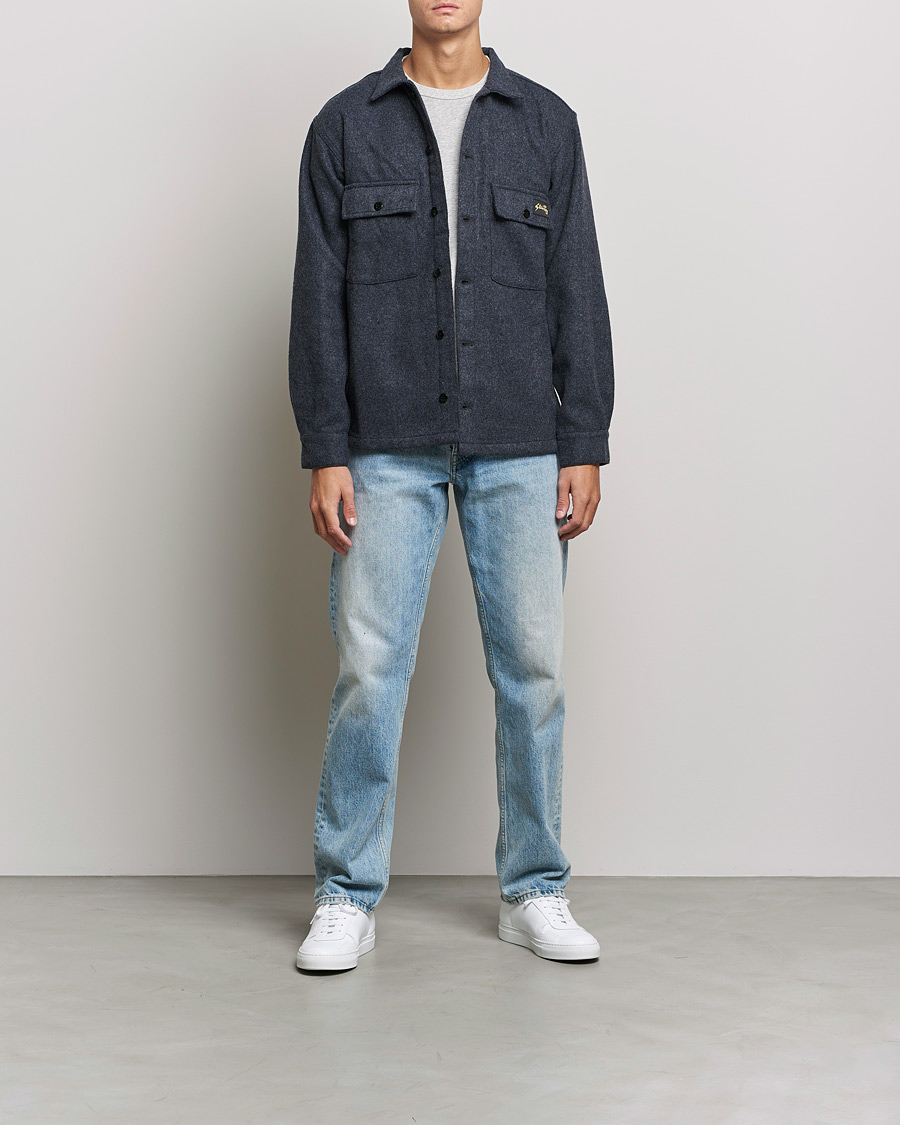 Men | Shirts | Stan Ray | CPO Wool Overshirt Mid Grey